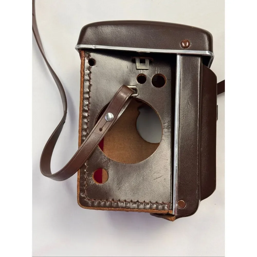Vintage Yashica Twin Lens Reflex Camera Ever-Ready Case/Brown